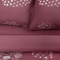 Постельное бельё Этель Te amo, вид 2, 1.5-сп., 143 &times; 215 см, 150 &times; 214 см, 70 &times; 70 см (2 шт.), бязь