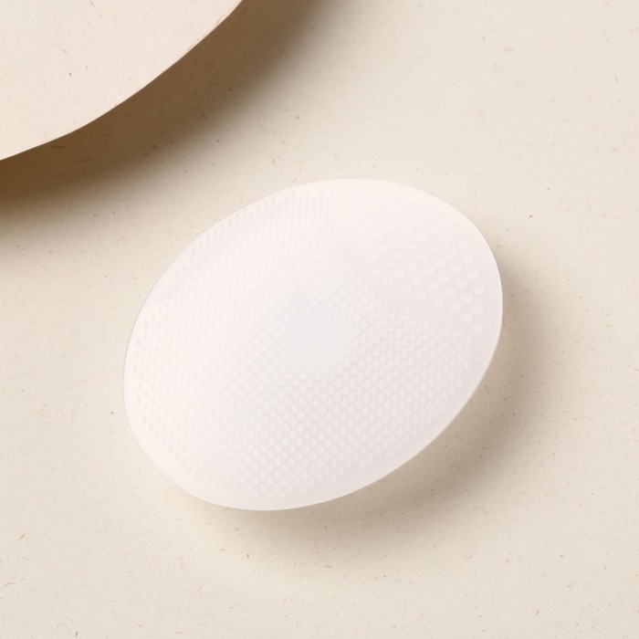 Массажер спонж для умывания, на подложке &laquo;Удивляй красотойl&raquo;, 6,5 х 5 см