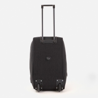 Сумка дорожная на колёсах, отдел на молнии, с увеличением, наружный карман, цвет чёрный Сумка дорожная на колёсах, отдел на молнии, с увеличением, наружный карман, цвет чёрный