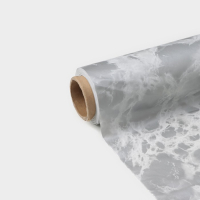 Клеёнка на стол на нетканой основе Доляна &laquo;Витая&raquo;, ширина 137 см, рулон 20 м, цвет белый