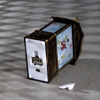 Светодиодная фигура &laquo;Снеговик и звери&raquo; 7.5 &times; 14 &times; 4.2 см, пластик, батарейки AG13х3 (в комплекте), свечение тёплое белое