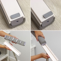 Швабра с отжимом и ведром Raccoon &laquo;Компакт&raquo;: ведро 17&times;12,5&times;34 см, 5,5 л, швабра с насадкой ПВА 28&times;4,5&times;121 см