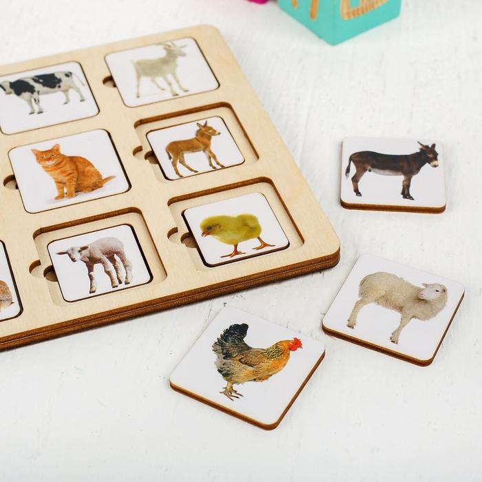 Секретики &laquo;Ферма&raquo;, 24 элемента: 3,8 &times; 3,8 см