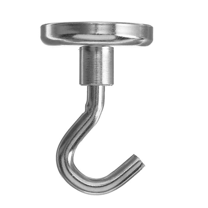 Магнит неодимовый Cartage с крючком для авто, d 32 мм, сцепление 17 кг