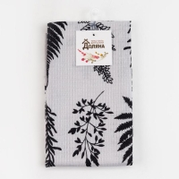 Полотенце кухонное Доляна &laquo;Листья&raquo; 35х60 см, 100% хлопок, 160г/м2