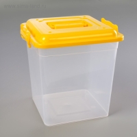 Контейнер квадратный, 12 л, цвет МИКС Контейнер квадратный, 12 л, цвет МИКС