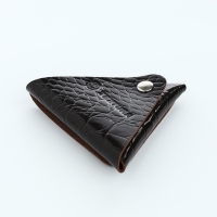 Монетница на кнопке TEXTURA, цвет коричневый Монетница на кнопке TEXTURA, цвет коричневый