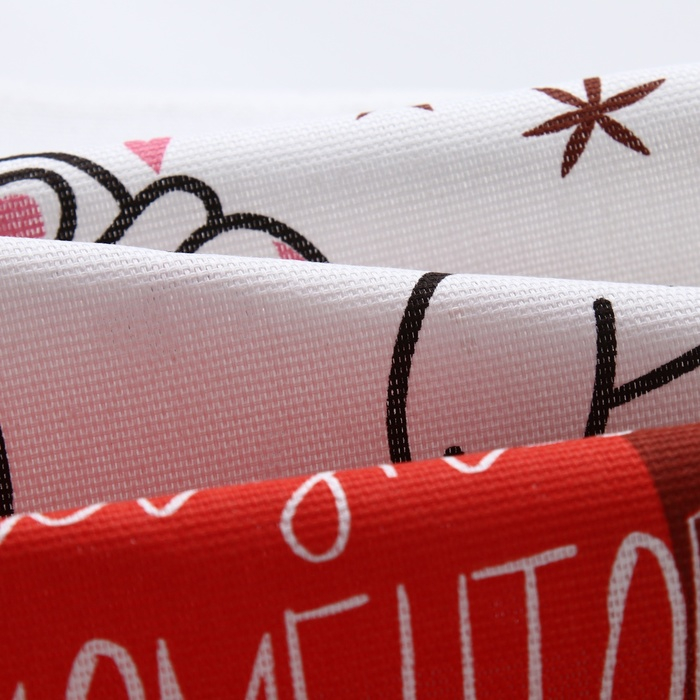 Набор кухонных полотенец Доляна &laquo;Новогоднее настроение&raquo; 35х60см-4шт, 100% хл