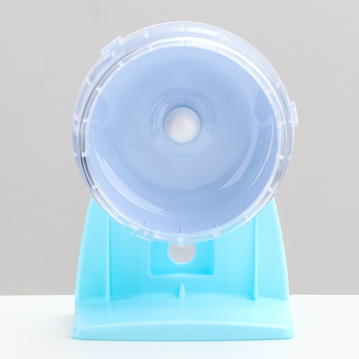 Колесо для грызунов Carno тихое, на подставке, 12 см, синее Колесо для грызунов Carno тихое, на подставке, 12 см, синее