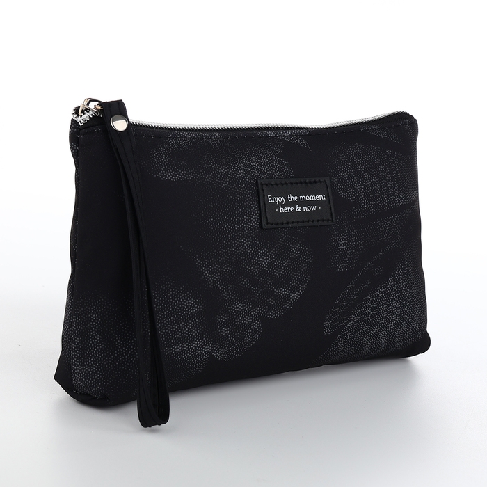 Косметичка на молнии, цвет чёрный Косметичка на молнии, цвет чёрный