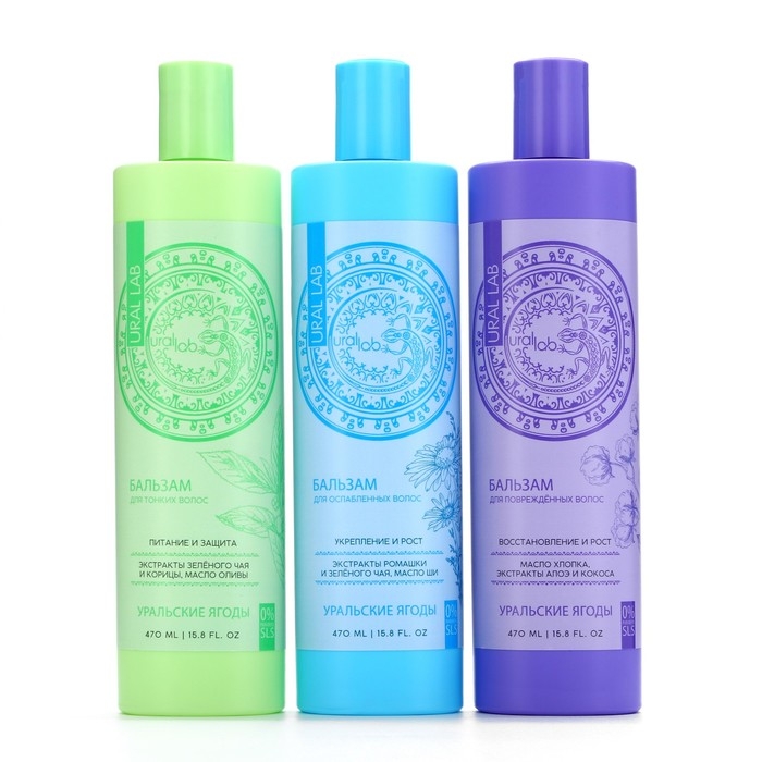 Бальзам для волос с экстрактом зелёного чая, корицы и маслом оливы, питание и защита, 470 мл, URAL LAB Бальзам для волос с экстрактом зелёного чая, корицы и маслом оливы, питание и защита, 470 мл, URAL LAB