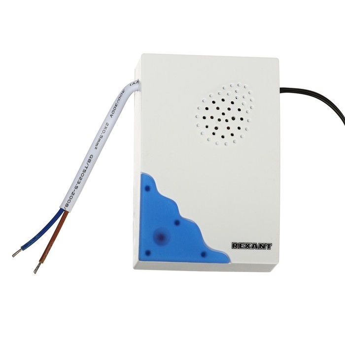 Звонок REXANT RX-8, проводной, 220 В, регулировка громкости, белый Звонок REXANT RX-8, проводной, 220 В, регулировка громкости, белый