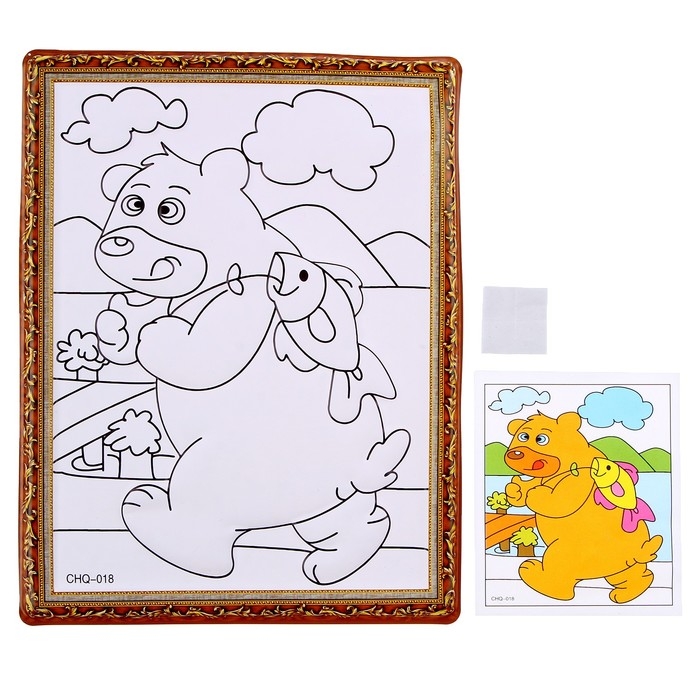 Набор для творчества: создание игрушки из меховых палочек и раскраска &laquo;Коала и друзья&raquo;