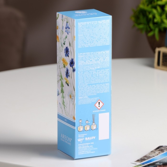 Диффузор ароматический Areon Sticks Garden, бергамот, апельсин, мята, 50 мл