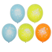 Шары латексные 14" &laquo;Малышарики. С первым ДР&raquo;, 5-сторонние, набор 25 шт., цвета, виды МИКС