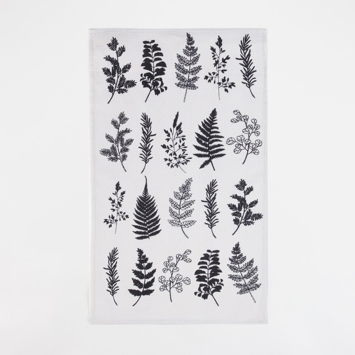 Набор кухонных полотенец Доляна &laquo;Дом там где сердце&raquo; 35х60см-4шт, 100% хлопок