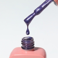 Гель лак для ногтей &laquo;CAT`S EYE SHINE&raquo;, 3-х фазный, 10 мл, LED/UV, цвет фиолетовый (42)