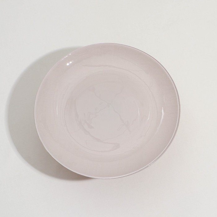 Блюдо на ножке &laquo;Капучино. Мокко&raquo;, стеклянное, d=21 см