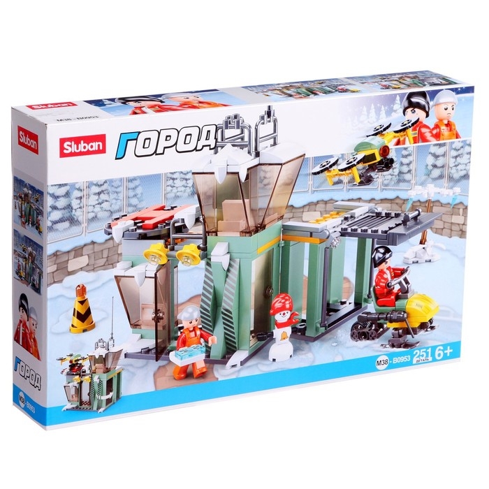 Конструктор Город &laquo;Метеостанция в горах&raquo;, 251 деталь