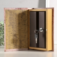 Сейф-книга дерево, кожзам "Девушка в листьях" золото тиснение 21х13х5 см Сейф-книга дерево, кожзам "Девушка в листьях" золото тиснение 21х13х5 см