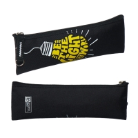 Пенал мягкий, 1 отделение, 60 х 195 мм, плоский, Феникс "Лампа" чёрный/жёлтый 59451 Пенал мягкий, 1 отделение, 60 х 195 мм, плоский, Феникс "Лампа" чёрный/жёлтый 59451