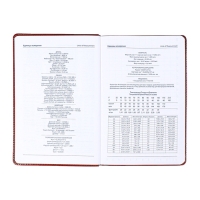 Ежедневник недатированный,формат А5, 140 листов, в клетку, обложка кожзам, с хлястиком, с калькулятором, коричневый Ежедневник недатированный,формат А5, 140 листов, в клетку, обложка кожзам, с хлястиком, с калькулятором, коричневый