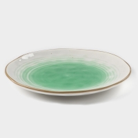 Тарелка фарфоровая Доляна &laquo;Космос&raquo;, d=19 см, цвет белый