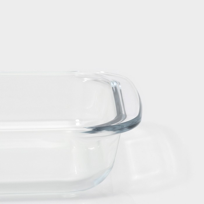 Форма для запекания и выпечки из жаропрочного стекла прямоугольная Доляна &laquo;Фуэго&raquo;, 1 л, 25,7&times;14,5&times;4,7 см