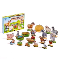 Фигурки животных деревянные «Ферма. Домашние животные» Фигурки животных деревянные «Ферма. Домашние животные»