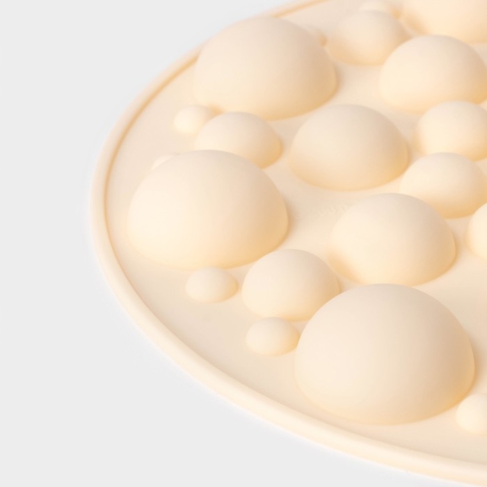 Форма для выпечки Доляна &laquo;Пузырьки&raquo;, d=24 см, цвет бежевый