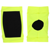 Наколенники для гимнастики и танцев Grace Dance, с уплотнителем, р. L, цвет чёрный/лайм Наколенники для гимнастики и танцев Grace Dance, с уплотнителем, р. L, цвет чёрный/лайм