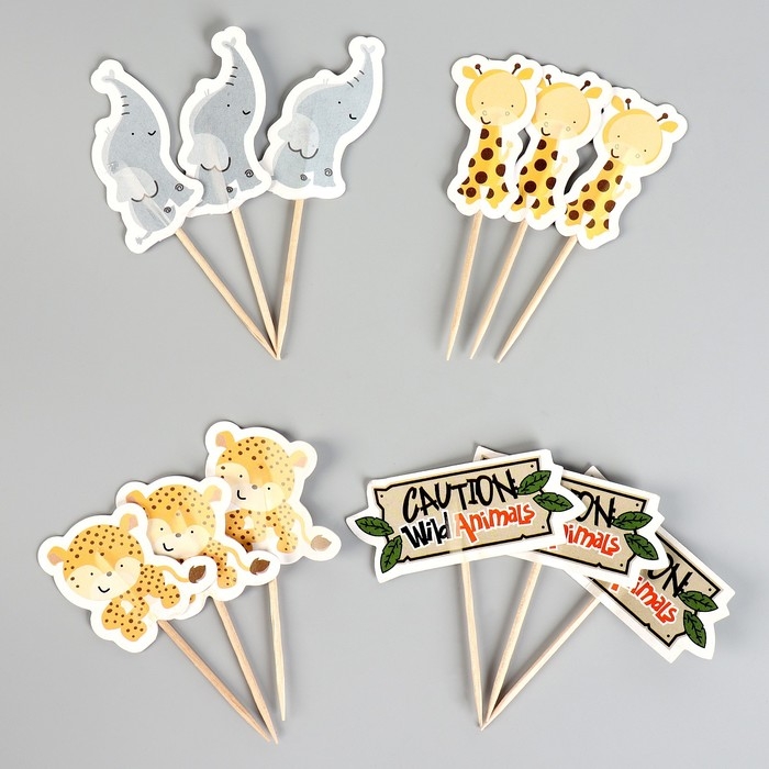 Шпажки «Сафари», в наборе 12 штук Шпажки «Сафари», в наборе 12 штук