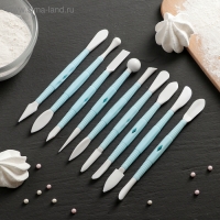 Набор для моделирования кондитерских украшений Доляна, 9 шт, цвет МИКС Набор для моделирования кондитерских украшений Доляна, 9 шт, цвет МИКС