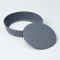 Форма для выпечки Доляна «Элин Мрамор», d=24 см, съёмное дно, антипригарное покрытие, цвет серый Форма для выпечки Доляна «Элин Мрамор», d=24 см, съёмное дно, антипригарное покрытие, цвет серый