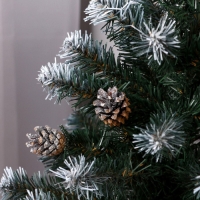 Ёлка искусственная настольная "Классическая белоснежная " шишка серебро 55 см Ёлка искусственная настольная "Классическая белоснежная " шишка серебро 55 см