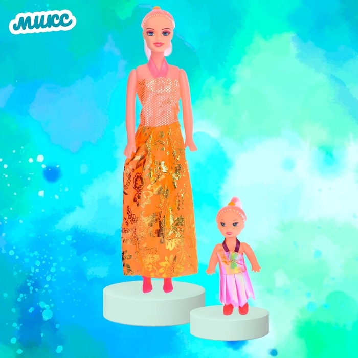 Кукла-модель «Каролина» с малышкой, МИКС Кукла-модель «Каролина» с малышкой, МИКС