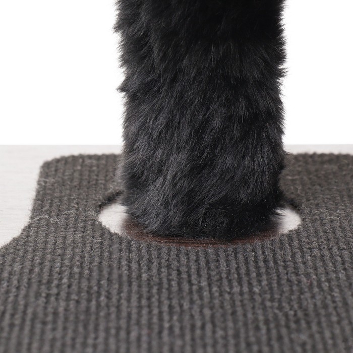 Комплекс для кошек с когтеточкой, с домиком, 58 х 54 х 87см, ЛДСП, цвет венге Комплекс для кошек с когтеточкой, с домиком, 58 х 54 х 87см, ЛДСП, цвет венге