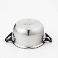 Кастрюля из нержавеющей стали Доляна «Чёрная ночь», 2,2 л, с крышкой Кастрюля из нержавеющей стали Доляна «Чёрная ночь», 2,2 л, с крышкой