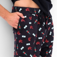 Пижама мужские KAFTAN "Chill bro", цвет чёрный, размер 56