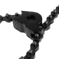 Съемник масляного фильтра ТУНДРА, цепной, под квадрат 1/2", длина цепи 450 мм, до 130 мм Съемник масляного фильтра ТУНДРА, цепной, под квадрат 1/2", длина цепи 450 мм, до 130 мм