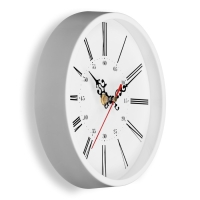 Часы настенные, d-20 см, интерьерные, Классика, "Римские цифры", бесшумные