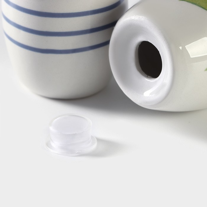 Набор для специй Доляна &laquo;Лимон&raquo;, 2 предмета: солонка 130 мл, перечница 130 мл