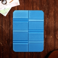 Коврик туристический складной &laquo;Для рыбалки&raquo;, 38 х 27 см, цвет синий