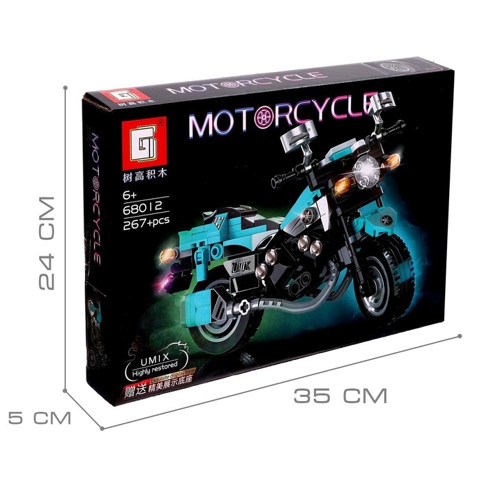 Конструктор Мототехно «Байк», 267 деталей Конструктор Мототехно «Байк», 267 деталей