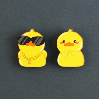 Значки деревянные, неразлучники &laquo;Крякнутые&raquo;, 2 шт., 8 х 12 см.