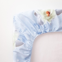 Простыня на резинке Этель 180х200х25 см, «Кувшинки», 100% хлопок, бязь, 125 гр/м2 Простыня на резинке Этель 180х200х25 см, «Кувшинки», 100% хлопок, бязь, 125 гр/м2