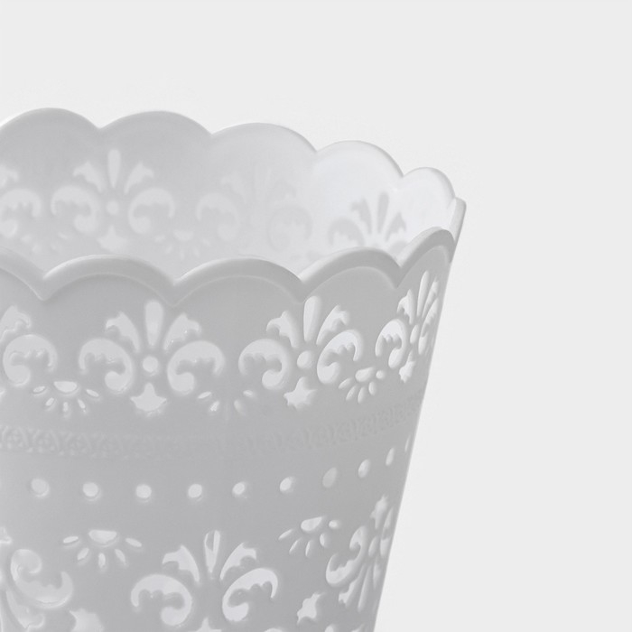 Корзина для хранения &laquo;Кружевной узор&raquo;, 11&times;11&times;14 см, цвет МИКС