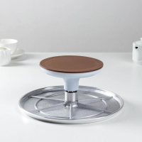 Подставка для торта вращающаяся &laquo;Лазурь&raquo;, d=31 см, цвет МИКС