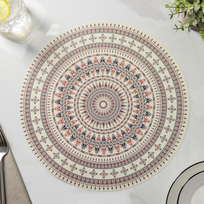 Салфетка сервировочная на стол &laquo;Этника&raquo;, d=36 см