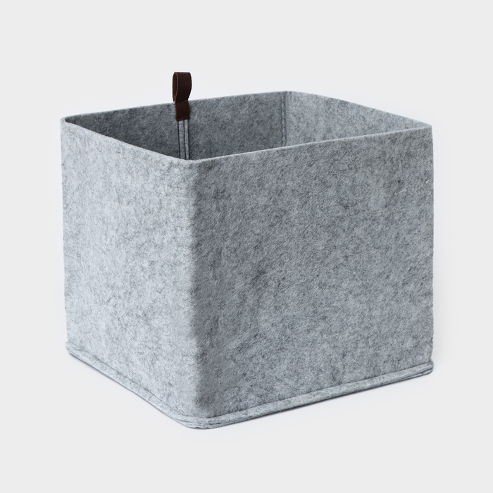 Корзина для хранения Eva Elegance, 28&times;28&times;24 см, цвет серый